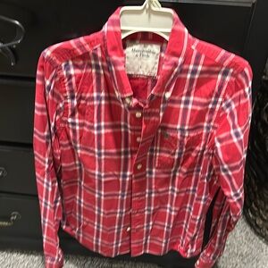 Abercrombie & Fitch mens check shirt L